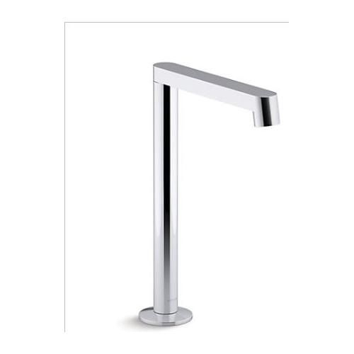 Kohler Components Tall Row Design Basin Spout With Click Drain Without Handle Chrome Polished, K-23887T-CP