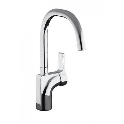 Kohler Singuilier Single-Control Kitchen Faucet With Lever Handle Polished Chrome, K-10877IN-4-CP