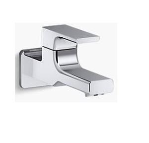 Kohler Strayt 1 Way Bib Tap Polished Chrome, K-37341IN-4-CP