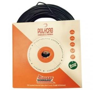 Polycab 16 Sqmm 1 Core FR PVC Insulated Flexible Cable, 90 mtr (Black)