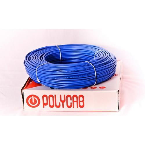 Polycab 16 Sqmm 1 Core FR PVC Insulated Flexible Cable, 90 mtr (Blue)