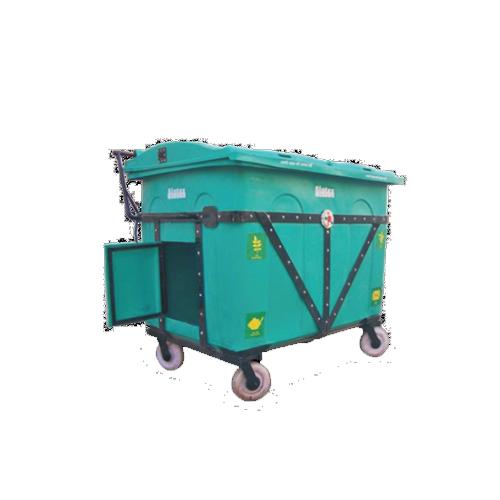 Sintex Gaint Wheel Waste Bin (Community Bin),Height-1250 mm, 1250 Ltr, GBRW 110-02 (Green)