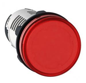 Schneider Round Pilot Light Harmony XB7 22mm 120V Red, XB7EV04GPN