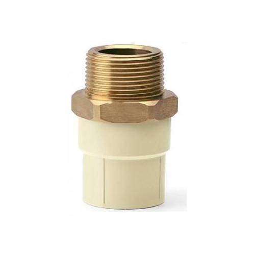 Prince Smartfit CPVC Male Threaded Adaptor Brass, 1/2 Inch