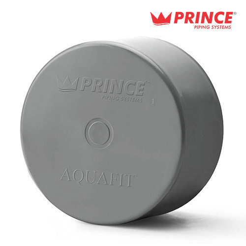 Prince Aquafit UPVC End Cap, Dia: 3 Inch