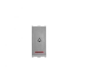 Anchor Roma Urban Bell Push Switch With Indicator 10A 1M, 66133S (Grey)