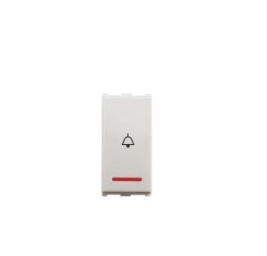 Anchor Roma Urban Bell Push Switch With Indicator 10A 1M, 66133 (White)