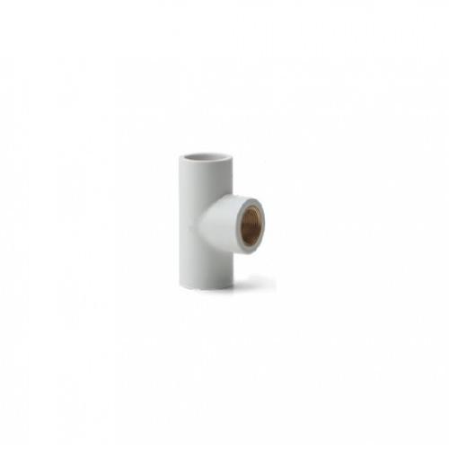 Prince Easyfit UPVC Female Threaded Tee, Dia: 1x3/4 Inch