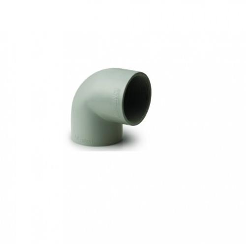 Prince Aquafit UPVC Threaded Elbow, Dia: 90x75 mm