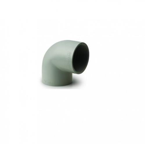 Prince Aquafit UPVC Threaded Elbow, Dia: 90x90 mm