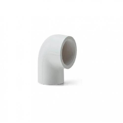 Prince Aquafit UPVC Threaded Elbow, Dia: 25x25 mm