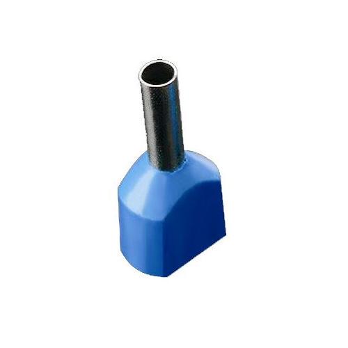 Kapson Blue Insulated Twin Cord End Terminal 2x16.0 Sqmm, TE-1614