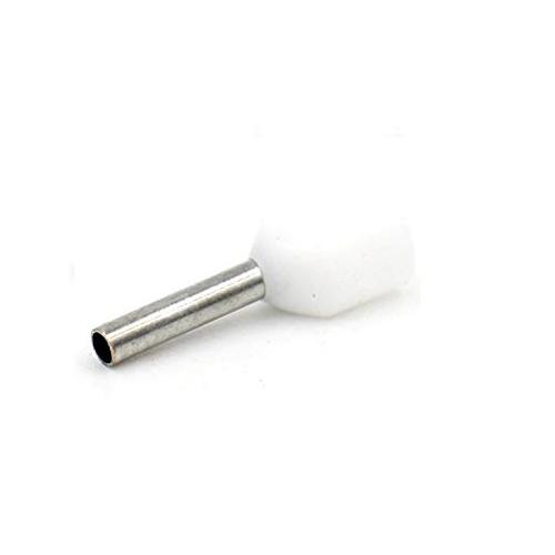 Kapson White Insulated Twin Cord End Terminal 2x10.0 Sqmm, TE-1014