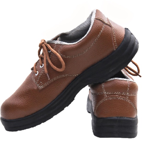 Indcare Polo Steel Toe Tan Safety Shoes, Size: 10