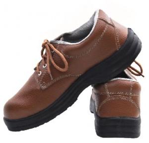 Indcare Polo Steel Toe Tan Safety Shoes, Size: 6