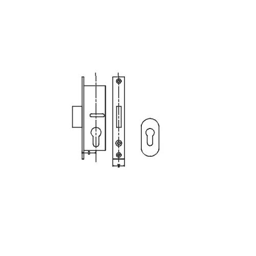 Dorma Narrow Dead Lock 35 mm Backset, 917