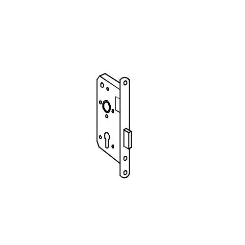 Dorma Dead Lock Backset 288a 55mm 20mm Square Forend Strike Plate SS 304 Finish SSS.Fire Rated