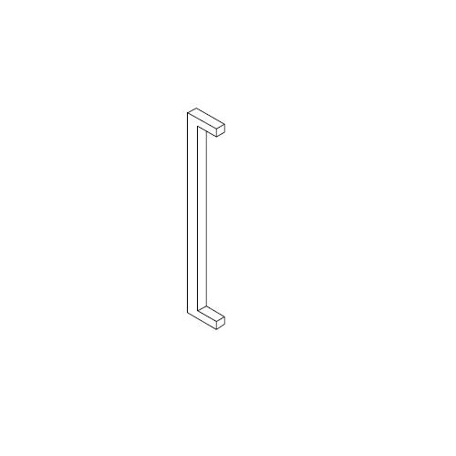 Dorma SS 316 S Square Shaped Pull Handle TGDI, 1225 mm