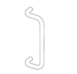 Dorma SS 304 D Type Offset Pull Handle TGDI, 600x25 mm