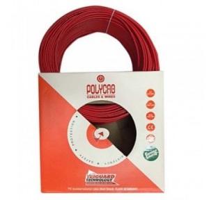 Polycab FR PVC Insulated Flexible Cable 2.5 Sqmm 1 Core Red 1 Mtr