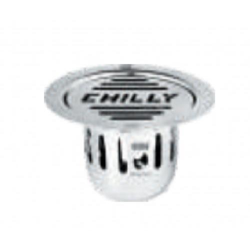 Chilly SS Round Matt Finish Signature Design Flat Cut Cockroach Trap 4 Inch, CCT-RSDFC-138