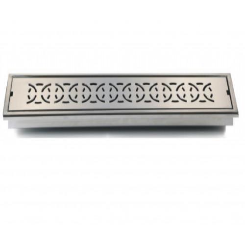 Chilly Beaded Matt Finish  Square SS Shower Channel 70 mm, SC-SQ-1000150