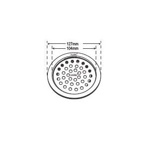 Chilly SS Convertible Ring Round Grating Drain Jali 4 Inch, CRG-R-127