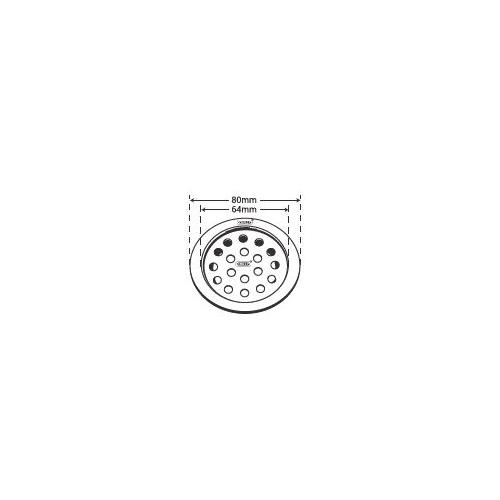 Chilly SS Convertible Ring Grating Round Drain Jali 2 Inch, CRG-R-80