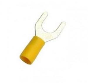 Kapson Fork Insulated Terminal 10 Sqmm, KRS-17932 (Yellow)