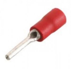 Kapson Copper Pin Terminal Double Grip 4 Sqmm, KCPD-29 (Red)