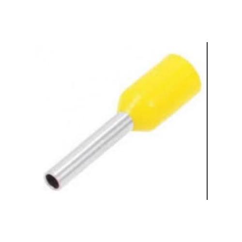 Kapson Copper Pin Terminal Insulated 2.5 Sqmm, KCP-18 (Yellow)