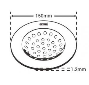 Chilly SS Pisto Super Heavy Flat Cut Matt Finish Drain Jali, PS-HFC-150