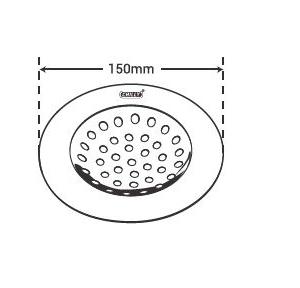 Chilly SS Pisto Super Flat Cut Matt Finish Drain Jali, PS-FC-150