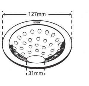 Chilly SS Pisto Super Gypsy Matt Finish Drain Jali, PS-G-127