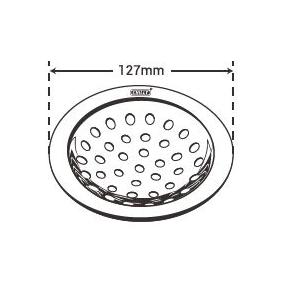 Chilly SS Pisto Super Matt Finish Drain Jali, PS-127