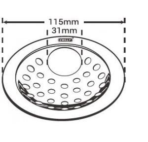 Chilly SS Pisto Super Gypsy Matt Finish Drain Jali, PS-G-115