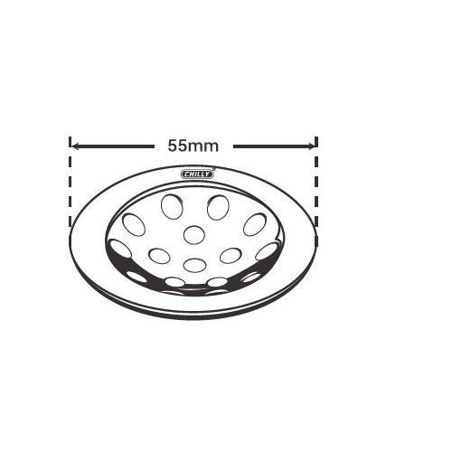 Chilly SS Pisto Super Gloss Finish Drain Jali, PS-55