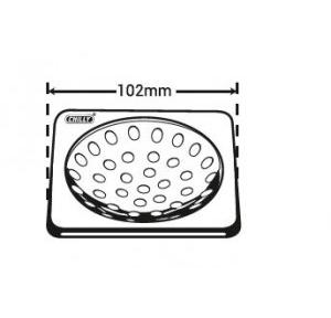 Chilly SS Sanisquare Matt Finish Drain Jali, SS-102