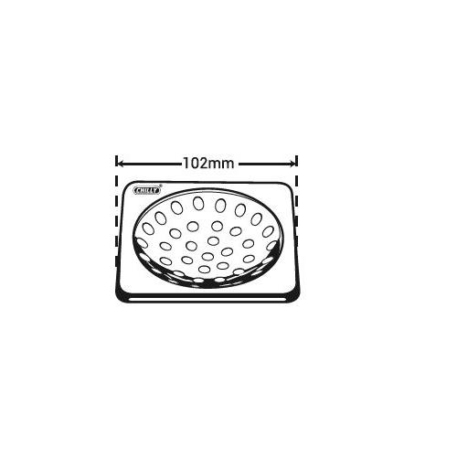 Chilly SS Sanisquare Matt Finish Drain Jali, SS-102