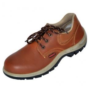 Karam FS 61 Premium Range Brown Steel Toe Safety Shoes, Size: 11