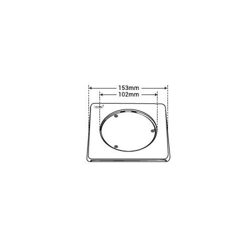 Chilly SS Cleanout Square Spigot Matt Finish 4-5 Inch Drain Jali, CO-SSP-153