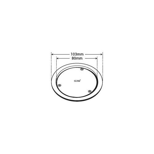 Chilly SS Cleanout Round Matt Finish 3 Inch Drain Jali, CO-R-103