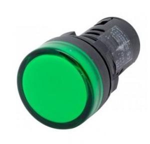 Panel Mount LED Indicator Round 24V DC (Green)