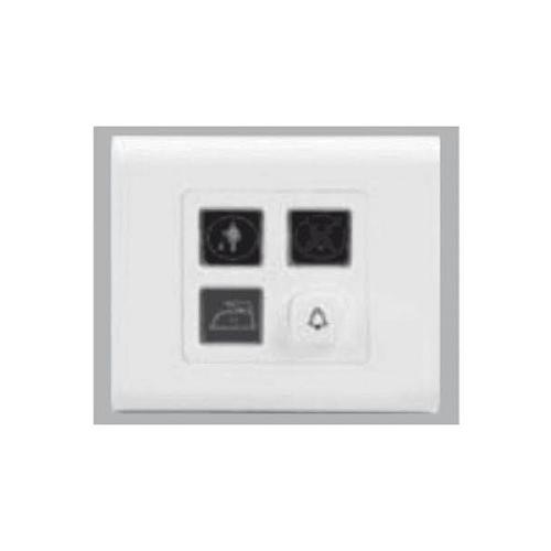 Crabtree Verona DND, CMR & Laundry with Bell Switch 2M, ACVSEDW000