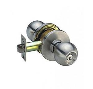 Dorset Round Cylindrical Door Lock With Four Key, Etto SS