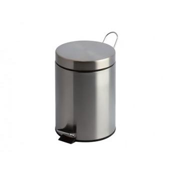 Pedal Dustbin SS 202 8x12 Inch (+/-.5 Inch) 7 Ltr