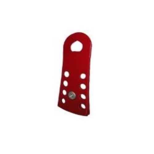 Lockout Hasp with Metal Powder Coating 8 Holes SH-UVM Red