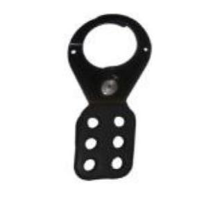 Lockout Hasp Di-Electric Scissor Type Metal 6 Holes 38mm SH-MH-VC-6H-P Black