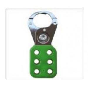 Lockout Hasp Di-Electric Scissor Type Metal 6 Holes 38mm SH-MH-VC-6H-P Green