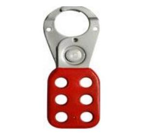 Lockout Hasp Di-Electric Scissor Type Metal 6 Holes 25mm SH-MH-VC-6H-S Red